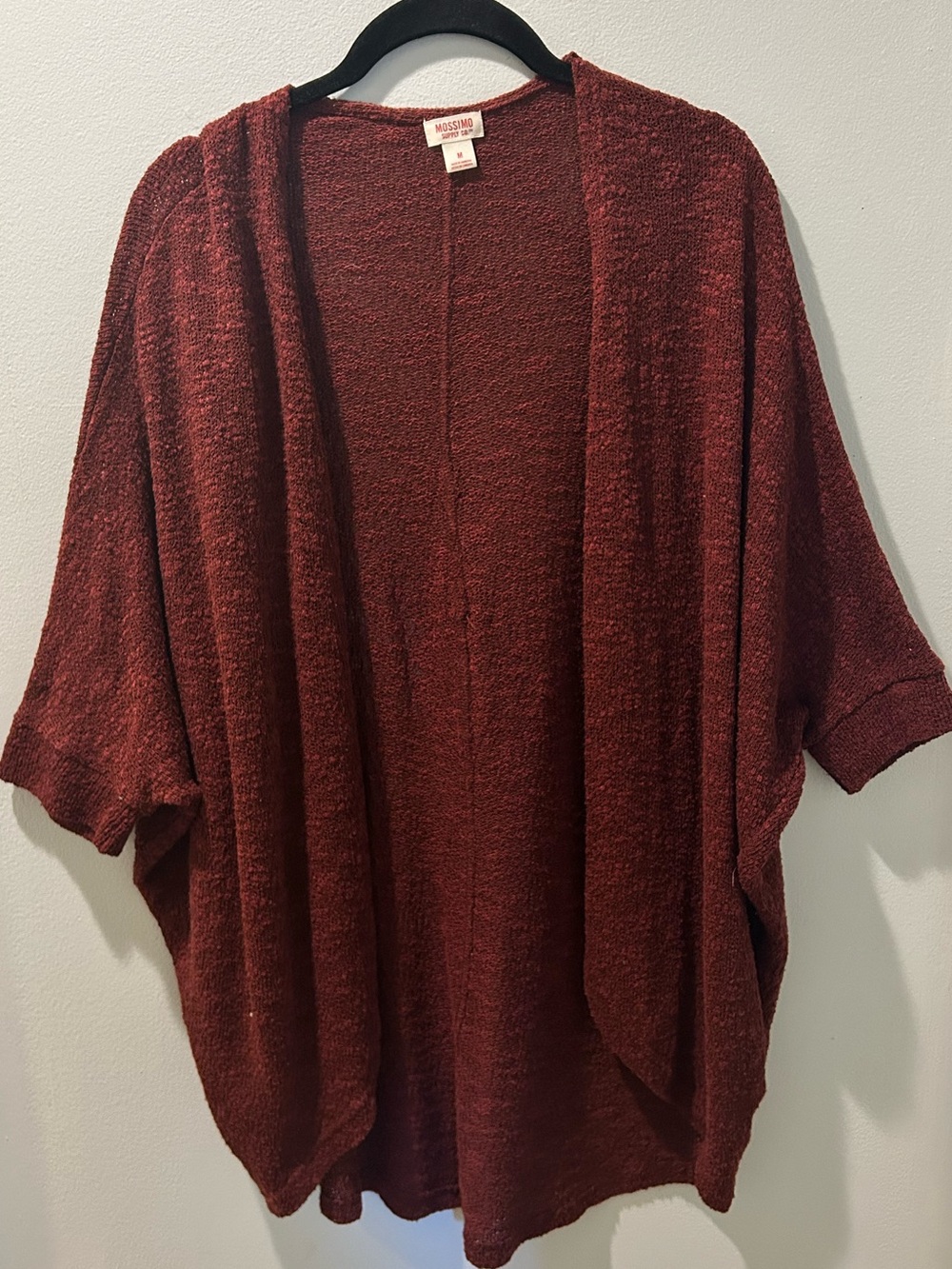 Mossimo Supply Co. Open-Front Cardigan in Rust